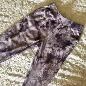 ❗️SOLD Gray Tie Dye Sweatpants/Yoga Pants
